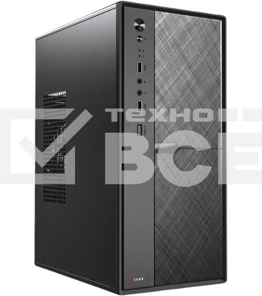 Корпус ACCORD ACC-1603, Mini-Tower, чёрный