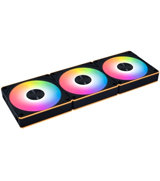 Вентилятор для корпуса Lian-Li Uni Fan CL Wireless 120 ARGB 124х120x28 черный 4-pin 29.8дБ (упак.:3шт) (G99.12CL1W3B.R0) Ret