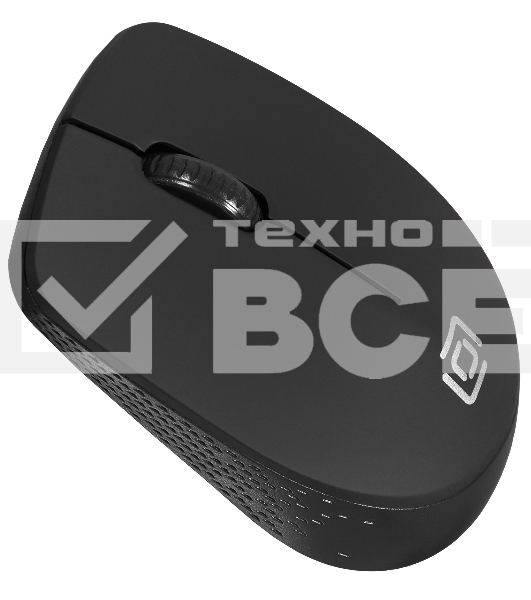 Мышь беспроводная Oklick 486MW черный, 1000 dpi, радиоканал, USB, кнопки - 3