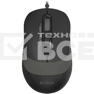 Мышь проводная A4Tech Fstyler FM10T серый, 1600 dpi, USB, кнопки - 4