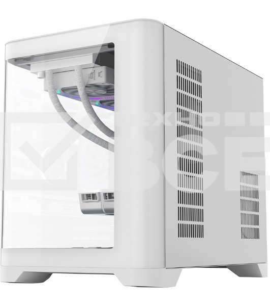 Корпус 1STPLAYER UVIEW UV6 White / mATX / UV6-WH