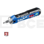 Отвертка аккумуляторная 4 Vmax, в кейсе с набором 33 бит ЗУБР Профессионал PSD-4S, фото 1