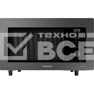 Микроволновая печь Samsung MC32DB7746KC/BW антрацит, 32 л, 1400 Вт, переключатели - поворотный механизм/сенсор