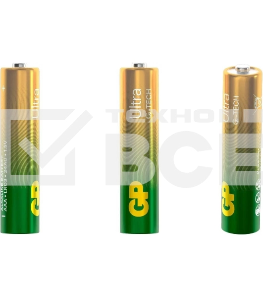 Батарея GP Ultra Alkaline 24AUA21-2CRSBC2 AAA (2шт)