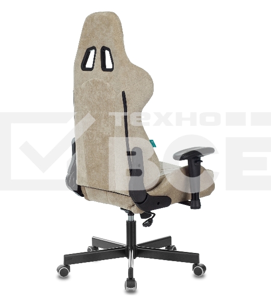 Кресло игровое Бюрократ VIKING KNIGHT LT21 FABRIC песочный крестовина металл/пластик