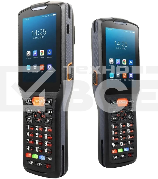 Терминал сбора данных Urovo DT30 (DT30-SZ2S9E4000) 2D Image Zebra SE4710, 2/16 ГБ, Android 9, Bluetooth, WiFi, NFC, USB Type-C, SIM, 2G, 3G, 4G, POGO-PIN, 3.2 