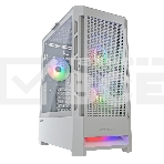 Компьютерный корпус Cougar Airface RGB White, 2х140мм + 1x120mm ARGB Fan, ARGB Fan Hub, без БП, белый, ATX, фото5