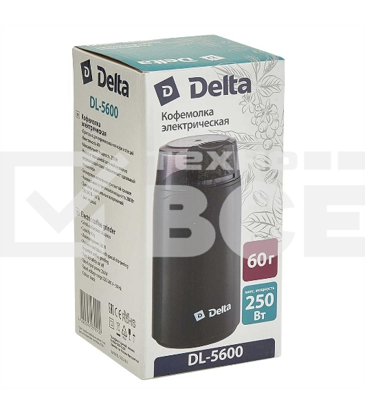 Кофемолка DELTA DL-5600 черная