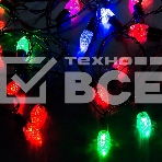 Гирлянда светод. Funray Шишки, SE-CONE-540M, 5M, 40 LED, мульти (3цв.), темно-зел. шнур 0,7м,, фото6