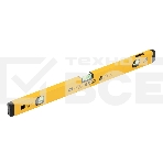 Уровень алюминиевый Denzel магнит., фрезерованный, 3 глазка (1 зеркал.), 0,5 мм/м, 600 мм, фото 1