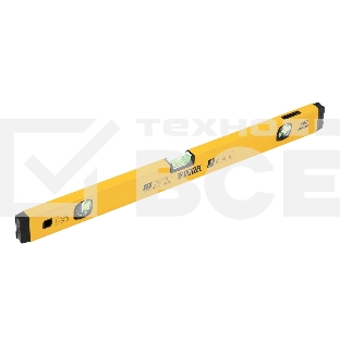 Уровень алюминиевый Denzel магнит., фрезерованный, 3 глазка (1 зеркал.), 0,5 мм/м, 600 мм