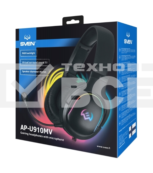 Игровые наушники SVEN AP-U910MV, черный