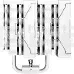 Кулер для процессора PCCooler RZ620 WH (260W, 4-pin PWM, 158мм, Al/Cu, 6x6мм, 2x120мм, 86.73CFM, 32dBA, 1800RPM, S: 1851/1700/1200/115X, AM5/AM4, белый), фото9