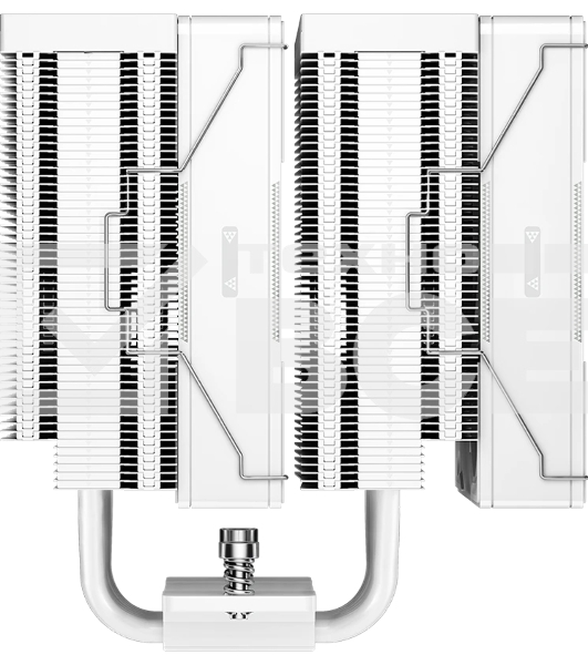 Кулер для процессора PCCooler RZ620 WH (260W, 4-pin PWM, 158мм, Al/Cu, 6x6мм, 2x120мм, 86.73CFM, 32dBA, 1800RPM, S: 1851/1700/1200/115X, AM5/AM4, белый)