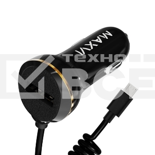 Автомобильное зарядное устройство Maxvi CCM-211MSC 2.1A