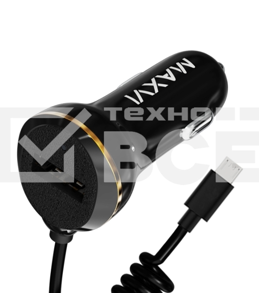 Автомобильное зарядное устройство Maxvi CCM-211MSC 2.1A