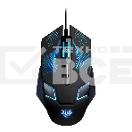 Мышь проводная Smartbuy (SBM-743G-K) RUSH черная, фото 1