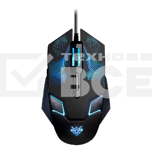 Мышь проводная Smartbuy (SBM-743G-K) RUSH черная