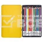 Карандаши цветные Deli Color Emotion EC00205 EC00205, липа, 12 цветов, коробка металлическая, фото2