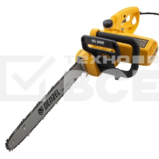 Пила цепная электрическая Denzel EDS-2000P, 2кВт, поперечная, шина 40 см, шаг 3/8, паз 1,3мм, 57зв