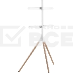 Подставка для телевизора Cactus CS-ST1246WTBCH белый/береза, 45'-65' макс. 32 кг, напольный, фото6