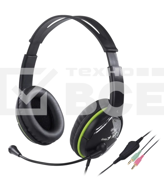 Гарнитура Genius HS-400A черный, проводная