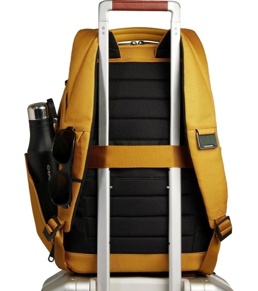 Рюкзак мужской Piquadro Lyss CA6928S143BM/G желтый полиэстер/натур.кожа