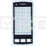 Сенсорное стекло (тачскрин) для Philips W725, черное, фото 1