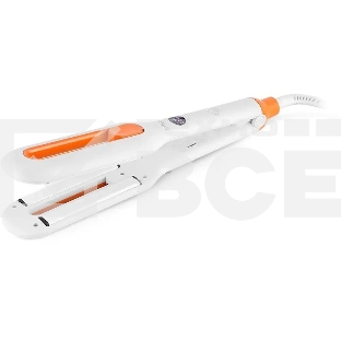 Выпрямитель Kitfort КТ-3269 59Вт оранжевый/белый макс.темп.:220С покрытие:керамическое