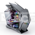 Компьютерный корпус JONSBO MOD-3 Mini Gray без БП, боковые панели из закаленного стекла, mini-ITX, micro-ATX, серебристый, фото4