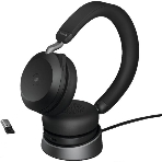 Гарнитура беспроводная Jabra Evolve 2 75, Link380a MS Stereo Stand черный, фото7