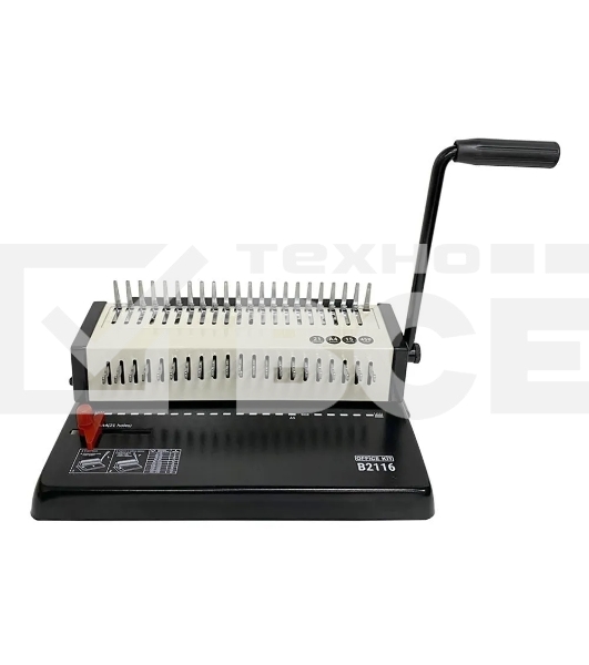 Переплетчик Office Kit B2116 A4/перф.13л.сшив/макс.450л./пластик.пруж. (4.5-45мм)