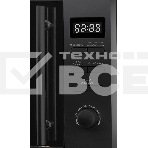 Микроволновая печь Evelux MW 203 B черный, 20 л, 700 Вт, кнопки/поворотный механизм, фото2