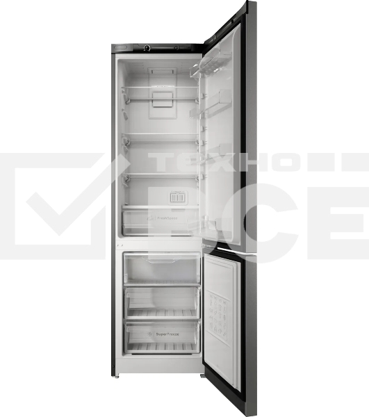 Холодильник Indesit ITS 4200 NG серый двухкамерный 247/78л морозилка снизу, No Frost