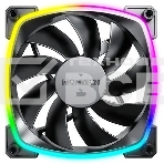 Вентилятор для корпуса Montech AX120 ARGb 120х120x25 черный 4-pin 27дБ (AX120 PWM BLACK) Ret, фото 1