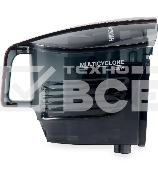 Пылесос Hyundai HYV-C2645 красный/черный, 380/2200 Вт, уборка сухая, пылесборник контейнер 4 л