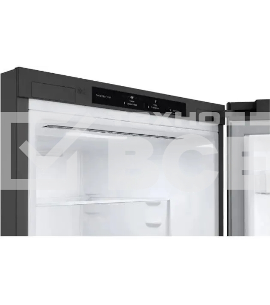 Холодильник LG GC-B459SLCL графит двухкамерный инвертер 247/127л морозилка снизу, No Frost
