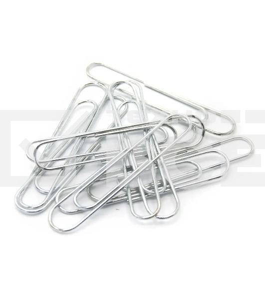 Скрепки Silwerhof никель 50мм (упаковка: 50шт) картонная коробка