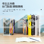Подставка-ограничитель для книг Deli 78631GREY серый, фото5