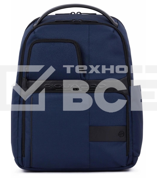 Рюкзак Piquadro Wollem CA6238W129/BLU синий полиэстер/натур.кожа