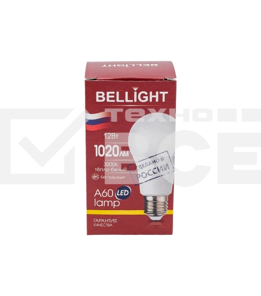 Лампа светодиодная Bellight LED 12 Вт Е27 220 3000 К 1020 Лм