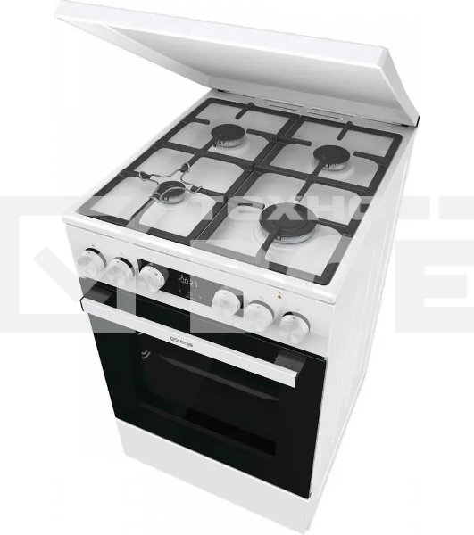 Плита комбинированная Gorenje GK5C42WF-B белый, конфорок 4 газовых, духовка 70 л, 50 см x 85 см x 59.4 см