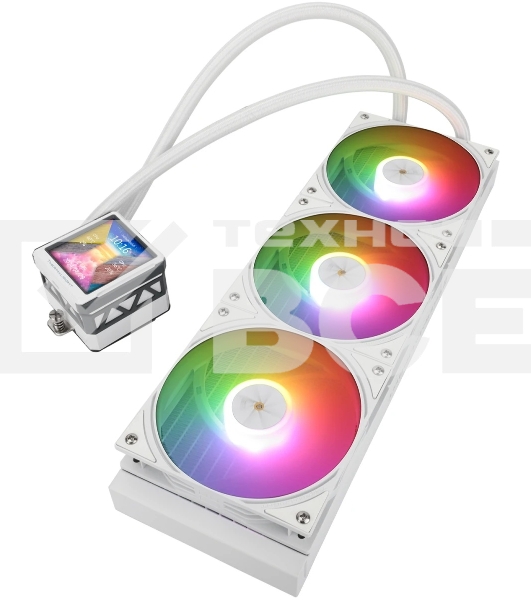 Система водяного охлаждения Thermalright Frozen Warframe ULTRA 360 ARGB Soc-AM5/AM4/1151/1200/2066/2011/1700 белый 4-pin 29.6dB Al LCD Ret (F-WFRAME-ULT-360-WH-ARGB)