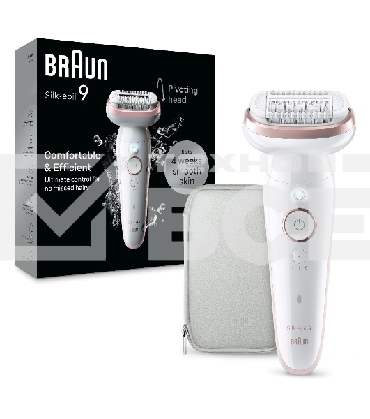 Электрический эпилятор BRAUN SES9-000 розовое золото/белый