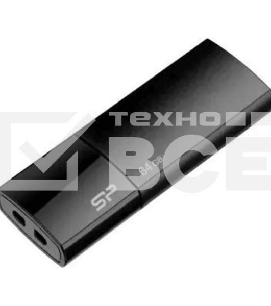 Флешка USB 64Gb, Silicon Power Ultima U05, USB 2.0, черный
