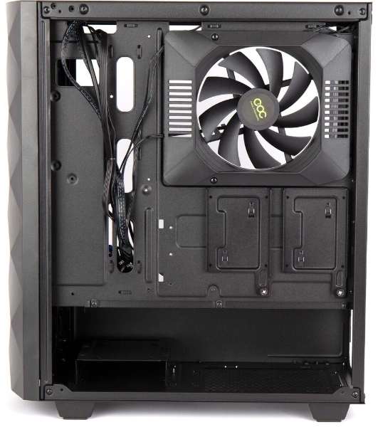 Компьютерный корпус Hiper DCB черный без БП ATX 1x120mm 1x140mm 1xUSB2.0 1xUSB3.0 audio bott PSU