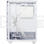 Компьютерный корпус HSPD F510, Panoramic Mid Tower, белый, TG, 0.5 SPCC, 3x120мм ARGB ATX, mATX, mITX 180/280/160мм 1x2.5', 1x3.5', 7xPCI 2xUSB-A 3.0 356x218x467мм, фото6