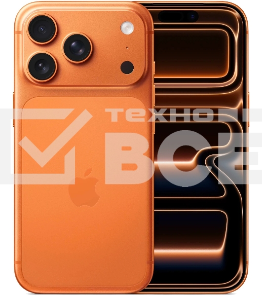 Смартфон Apple iPhone 17 Pro A3523 12/256Gb, Cosmic Orange
