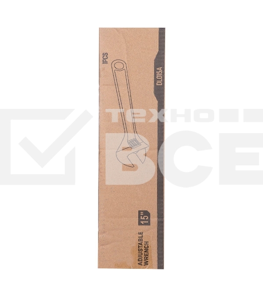 Разводной ключ Deli DL015A 15'; Длина: 350 мм. Регулируемый размер зажима: 0-46 мм. Кованая специальная инструментальная сталь. Хромированная отделка.