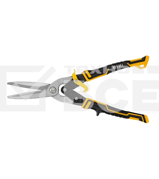 Ножницы по металлу Denzel, 315мм, прямой проходной рез,сталь-CrMo, трехкомп.рук-ки